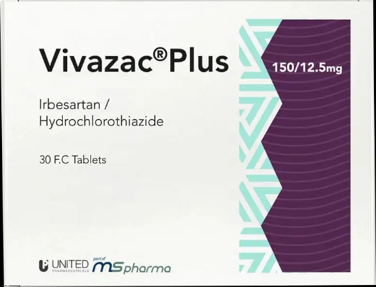 Picture of Vivazac Plus150/ 12.5mg 30 tablets